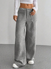 Wide Leg Pants with Pockets