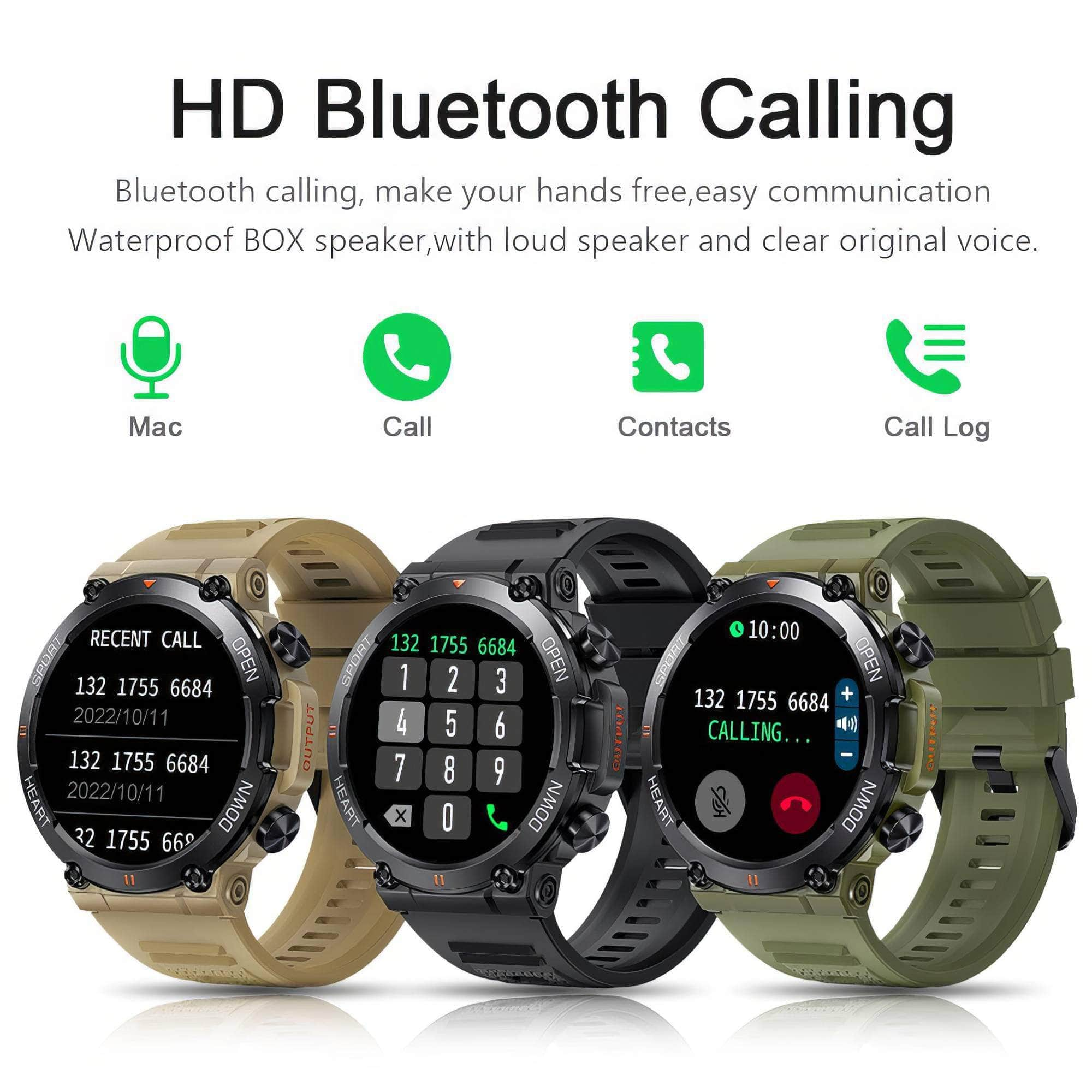 1.39" HD Bluetooth Call Smartwatch for Men