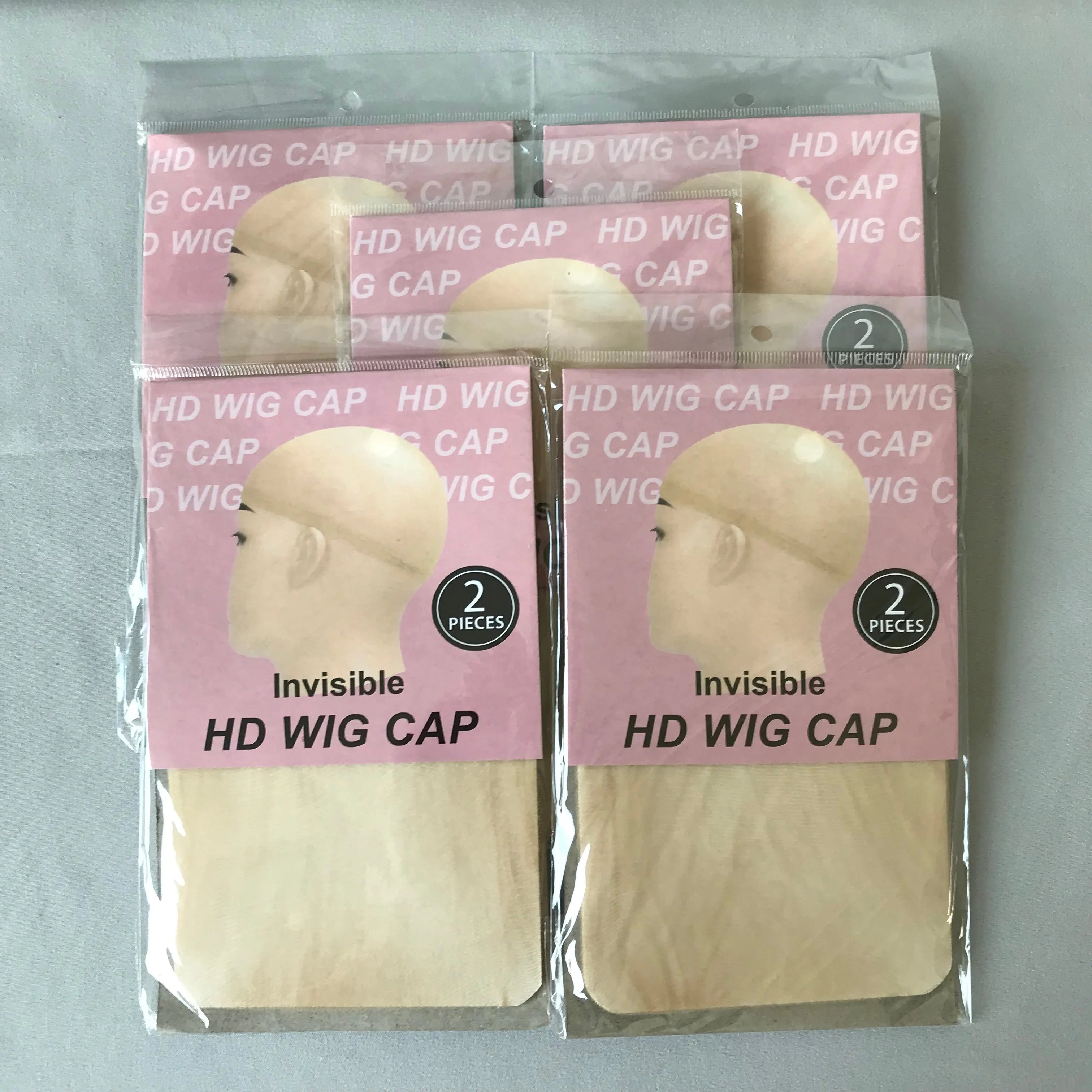 1/5/10 Pack Invisible HD Wig Cap for Lace Front Wig