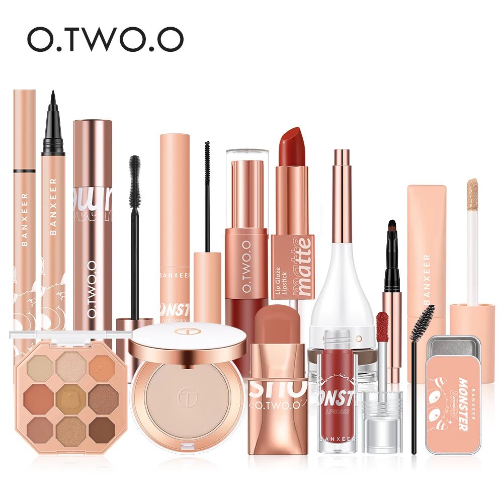 10/11 Pcs Makeup Set: Mascara, Waterproof Eyebrow Gel, Pencil Eyeliner, Face Concealer, Matte Lipstick, Blush, Eyeshadow Palette