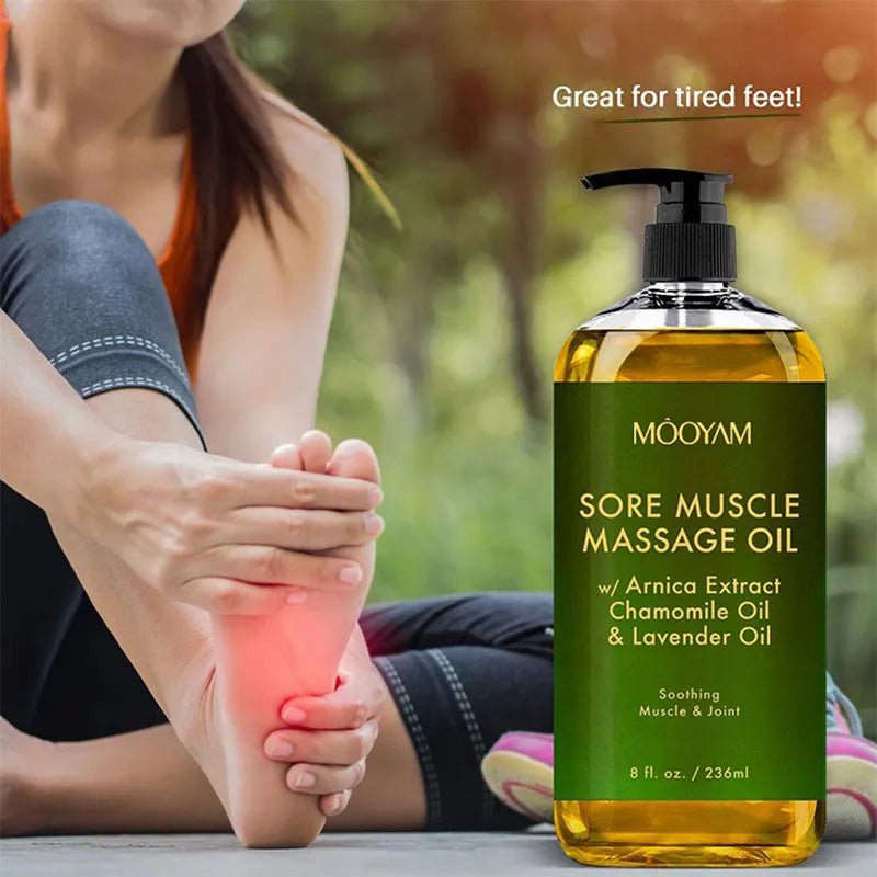 100% Pure Organic Lavender Body Massage Oil: Relaxing, Anti-Cellulite, Sore Muscle Relief with Frankincense