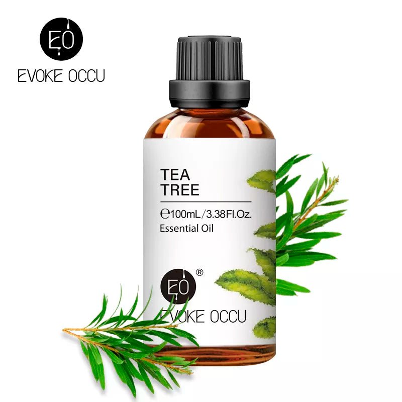 100ml Essential Oils for Diffuser and Humidifier: Vanilla, Eucalyptus, Jasmine, Rose, Lavender, Rosemary, Peppermint, Tea Tree Tea Tree / 100ml / CHINA