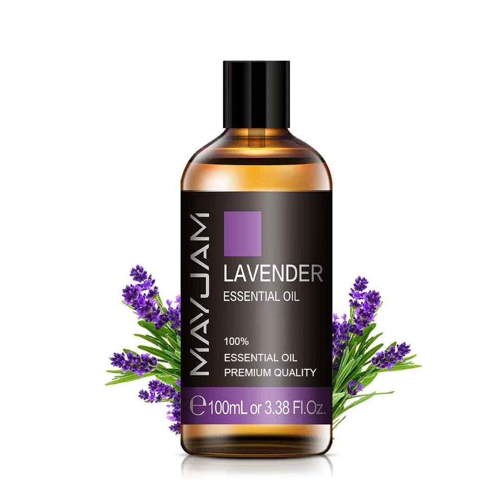 100ml Essential Oils for Humidifier - Aromatic Diffuser, Lavender, Eucalyptus, Rose, Ginger, Lemongrass - Fragrance Oil for Making Candles