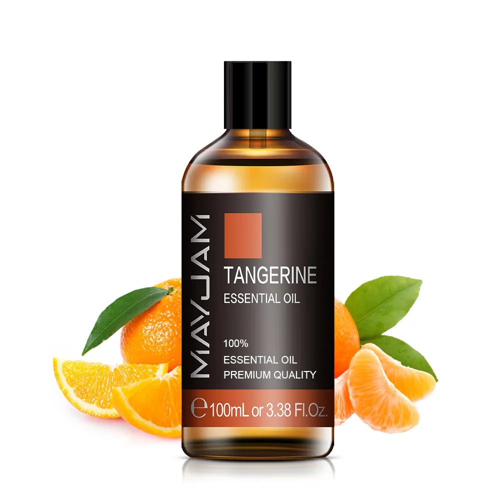 100ml Essential Oils for Humidifier - Aromatic Diffuser, Lavender, Eucalyptus, Rose, Ginger, Lemongrass - Fragrance Oil for Making Candles Tangerine / 100ml / Poland