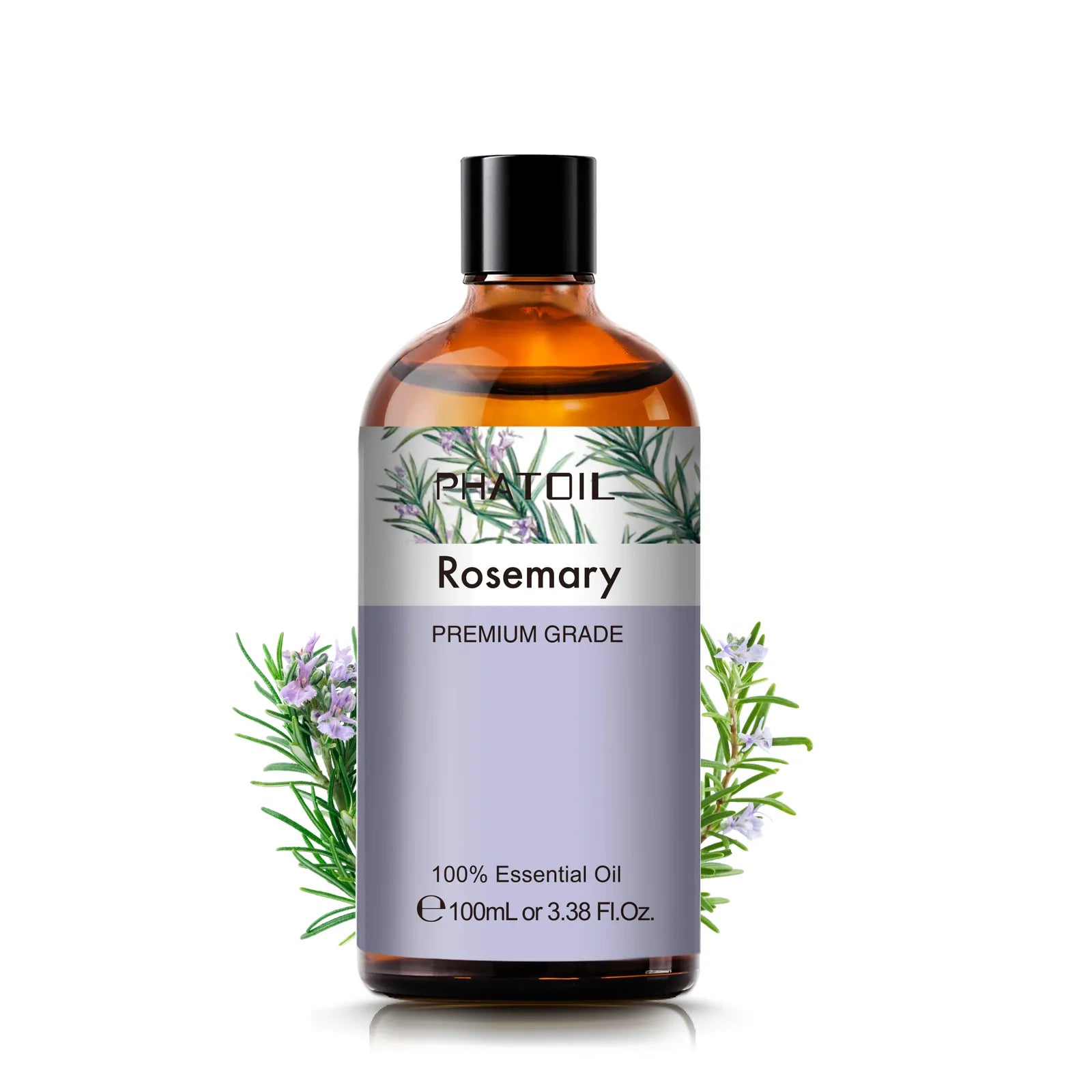 100ml Pure Natural Essential Oils Diffuser: Skin Care with Rose, Orange, Lemon, Lavender, Rose Geranium, Chamomile, Avocado Aroma Oil Rosemary / 100ml / United States