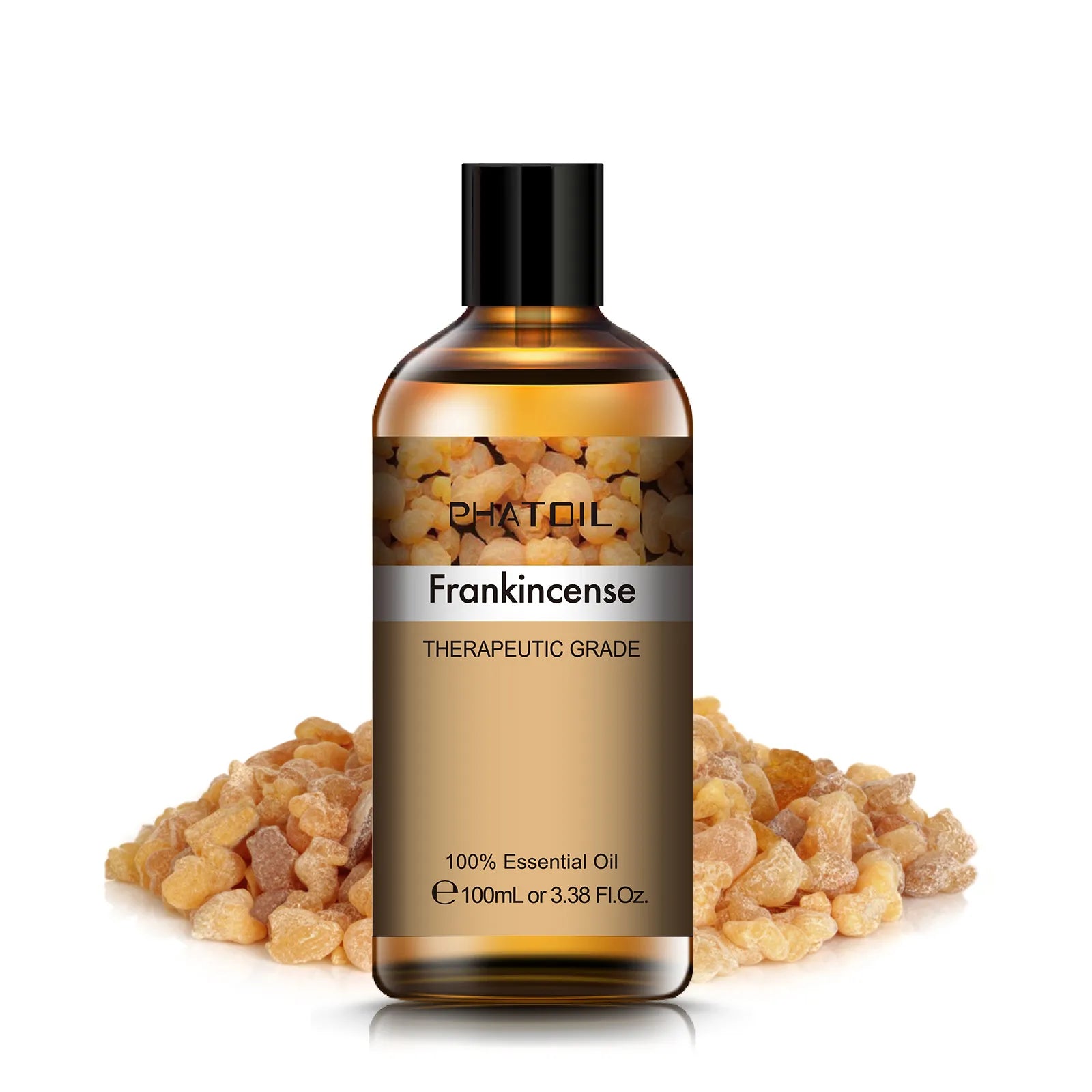 100ml Pure Natural Rose Essential Oil: Humidifier Diffuser Lavender, Vanilla, Peppermint, Geranium, Cloves, Basil, Tea Tree Aroma Oil Frankincense / 100ml / United States