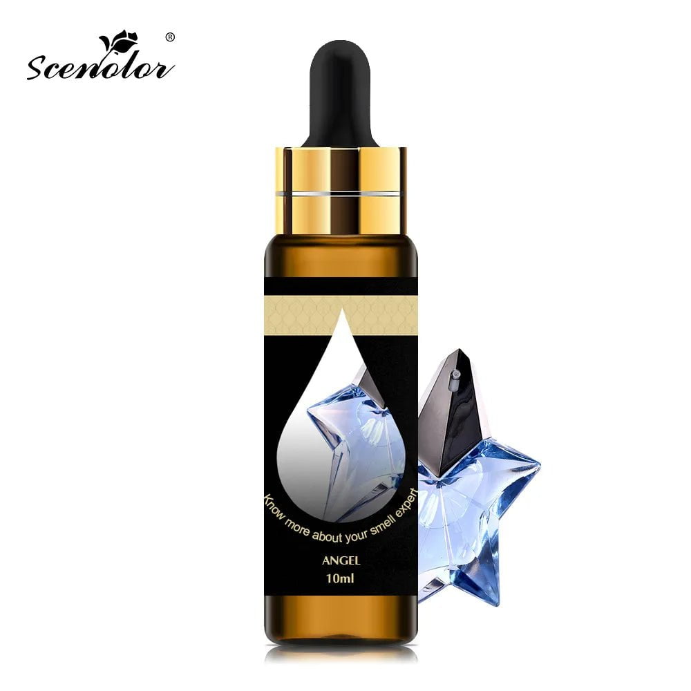 10ml Pure Fruit Essential Oil: Flower Aroma Fragrance for Candle Making - Lavender, Passion, Musk, Coconut, Original Perfumes for Men Angel