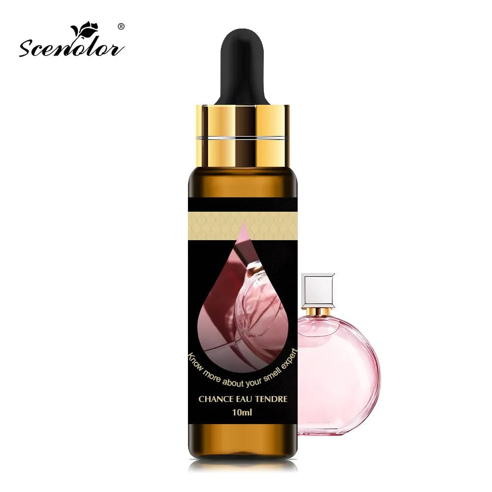 10ml Pure Fruit Essential Oil: Flower Aroma Fragrance for Candle Making - Lavender, Passion, Musk, Coconut, Original Perfumes for Men CHANCE EAU TENDRE