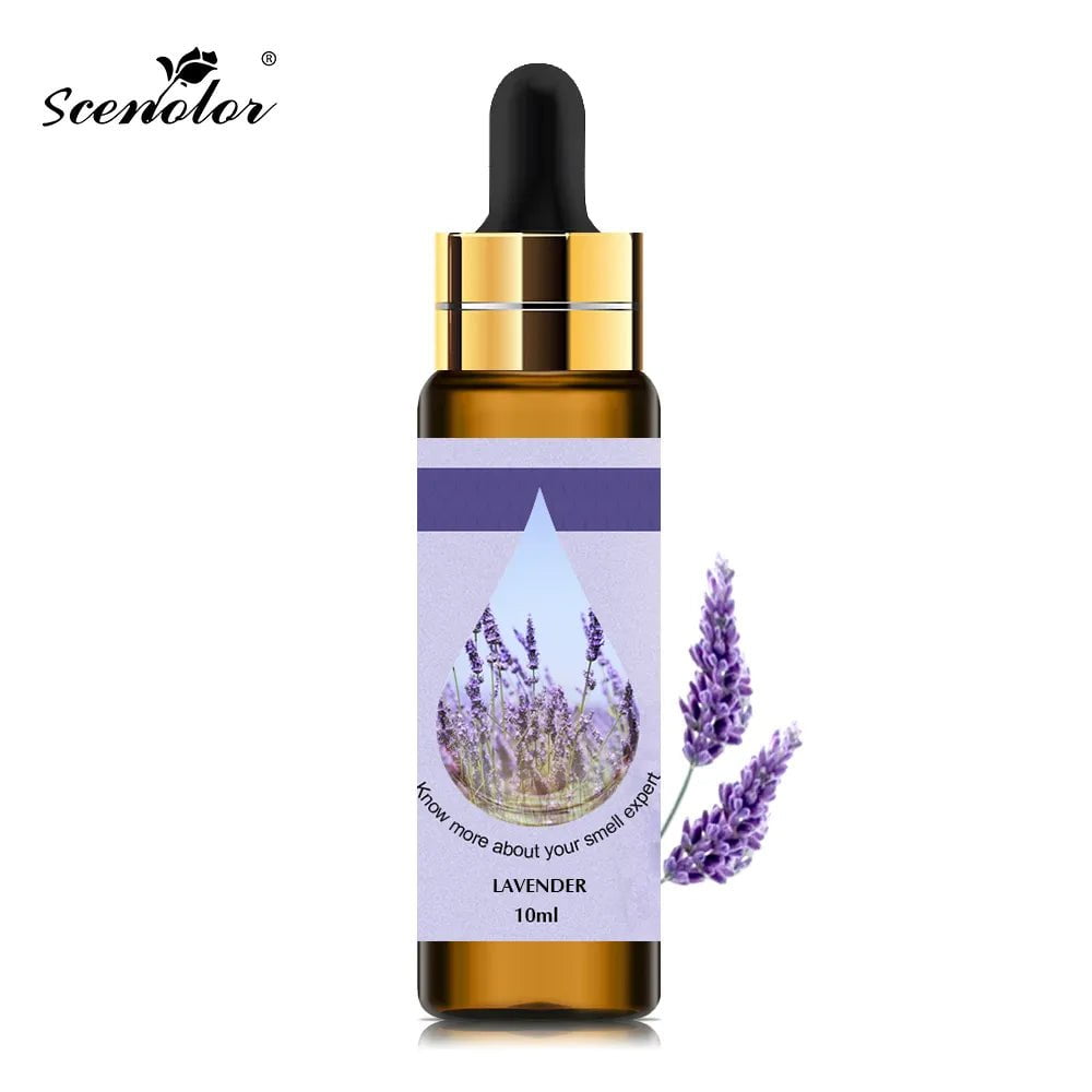 10ml Pure Fruit Essential Oil: Flower Aroma Fragrance for Candle Making - Lavender, Passion, Musk, Coconut, Original Perfumes for Men Lavender