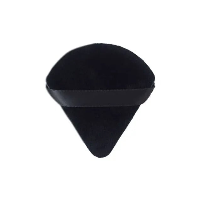 12Pc Velvet Triangle Makeup Sponges for Face and Eyes 2pcs-black