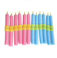 12pcs Soft Hair Foam Curler Makers