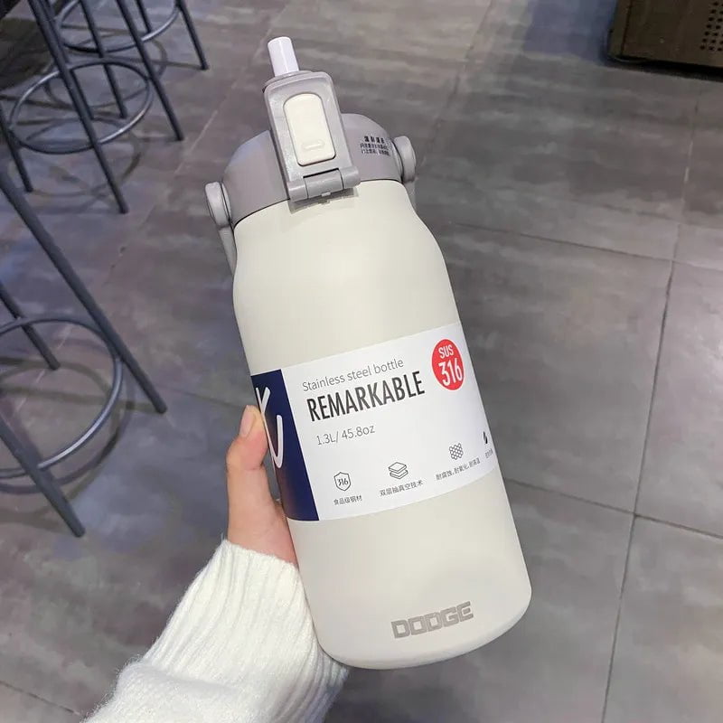 1300ML Thermal Water Bottle beige / 1300ml