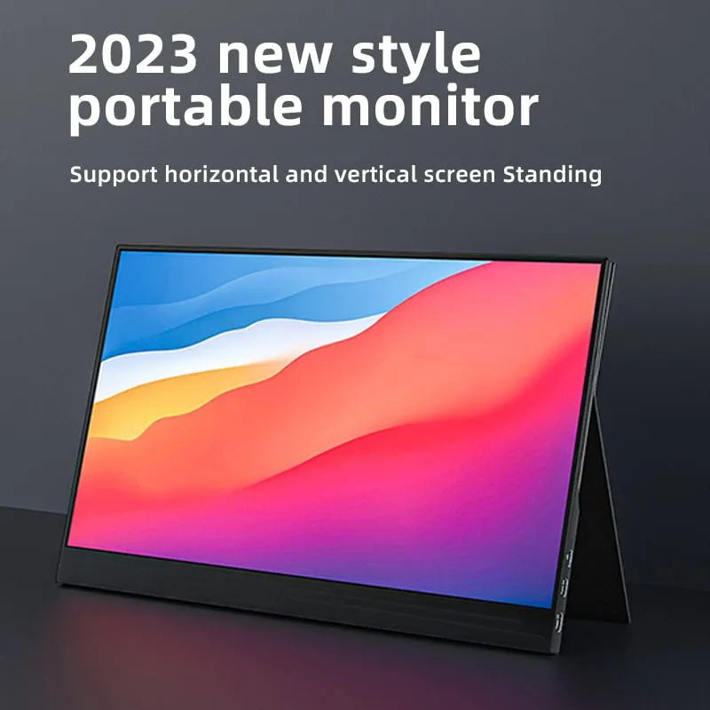 14-inch 1920x1080 Portable Monitor - 400cd/m², 60Hz, 16:9 for Laptop, Xbox, PS4/5, Switch, Cell Phone - Computer Extension for Office