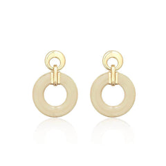 14k Gold Vintage Double Hoop Earrings