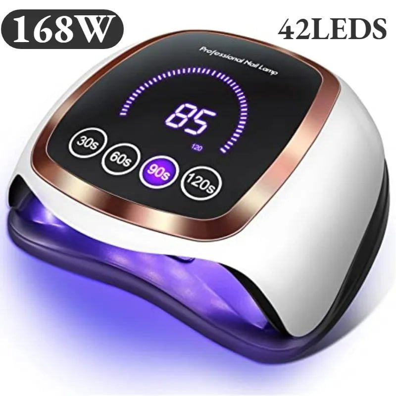 168W 42LEDs Nail Drying Lamp for Manicure 168W 42LEDS / us