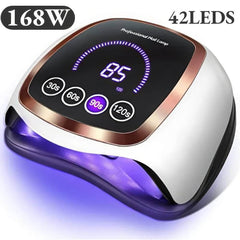168W 42LEDs Nail Drying Lamp for Manicure
