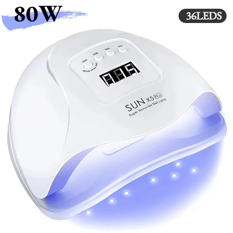 168W 42LEDs Nail Drying Lamp for Manicure 80W 36LEDS / us