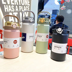 1L/1.2L Stainless Steel Thermal Water Bottle