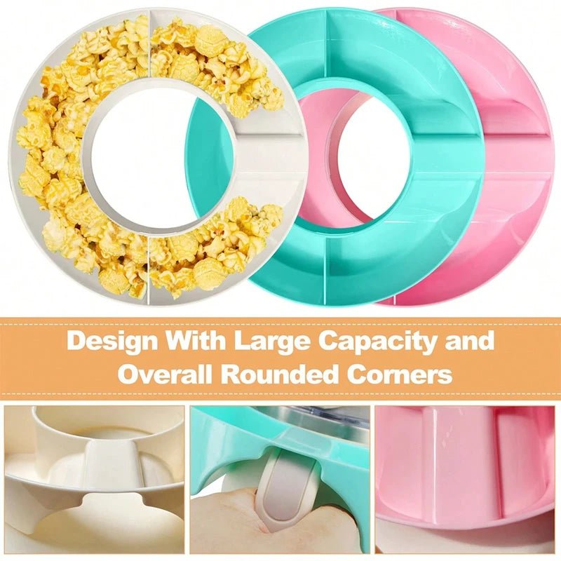 1PC Snack Bowl Platters Reusable For Stanley Tumbler Cup 40Oz Accessories Compatible Tray Divider Container Food Holder Outdoor
