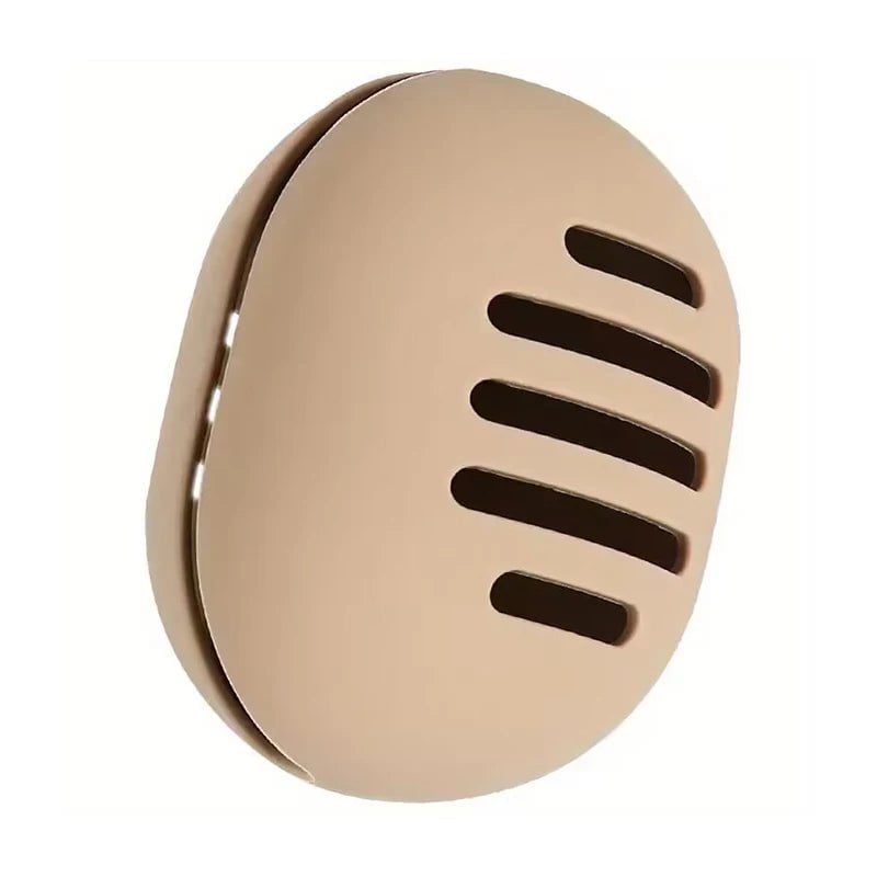 1Pcs Makeup Sponge Holder Eco-Friendly Silicone Multi-hole Beauty Blender Storage Case Travel Protable Cosmetic Puff Holder Box coffee