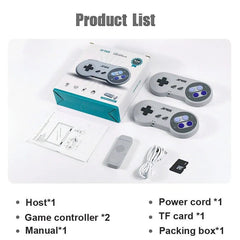 2.4G Wireless Game Console for SNES NES - HDMI-compatible Game Stick, Built-in 4700+ Retro Games 4700 games