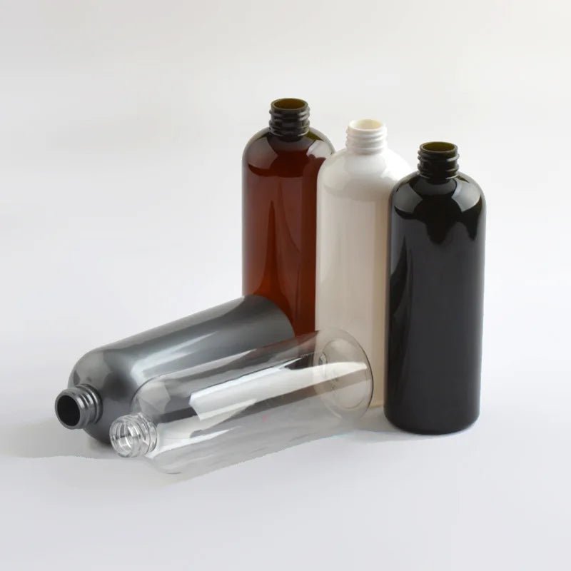 24Pcs 300ml Disc Cap Plastic Lotion Bottle Shampoo Shower Gel Oil PET Refillable Bottles Travel Set Cosmetic Storage Container