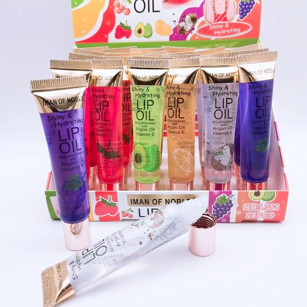 24pcs Fruit-Flavored Lip Gloss with Vitamin E 24pcs