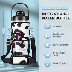 2L Water Bottle Cover Insulator Sleeve Bag Tumbler Bottle Case Bag With Strap Portable For Camping Outdoor Sports Drinkware Bag