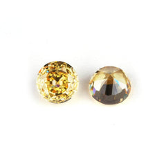 3 Set Canary Yellow Round Cut Lab Grown Diamond Gemstone