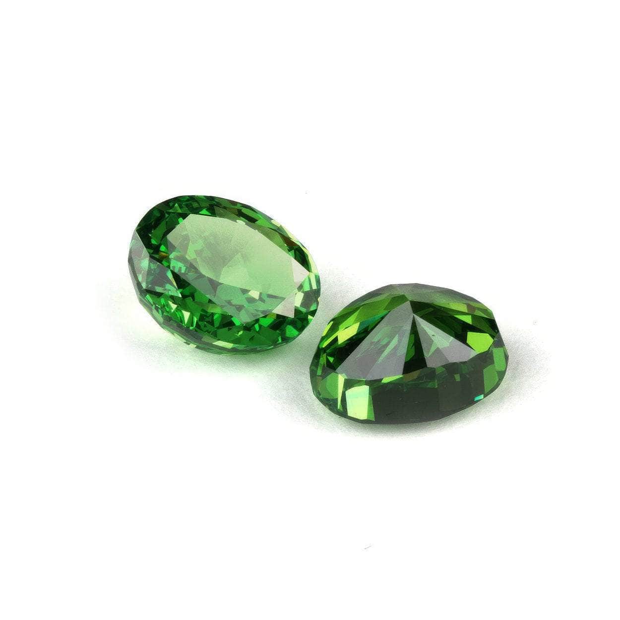 3 Set Emerald Oval Cut Lab Grown Diamond Gemstone