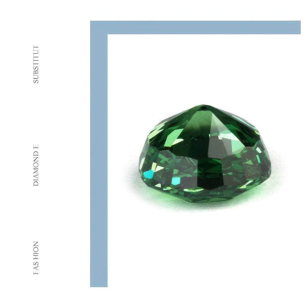 3 Set Emerald Round Cut Lab Grown Diamond Gemstone