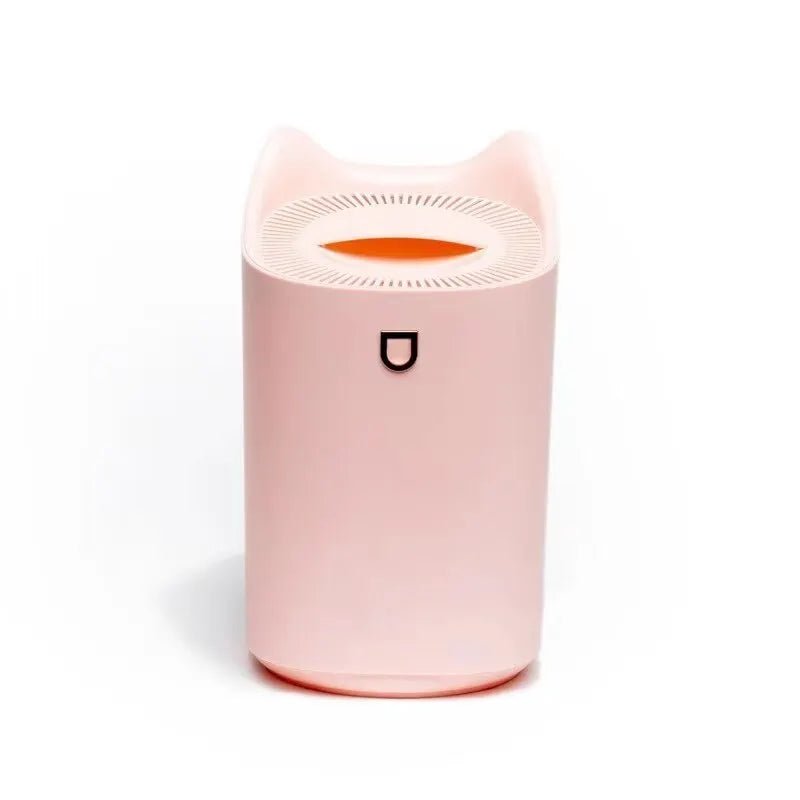 3000ml Dual Jet Air Humidifier - Large Capacity Atomizer, Ultrasonic Aroma Diffuser, Cool Mist Maker, Air Purifier pink