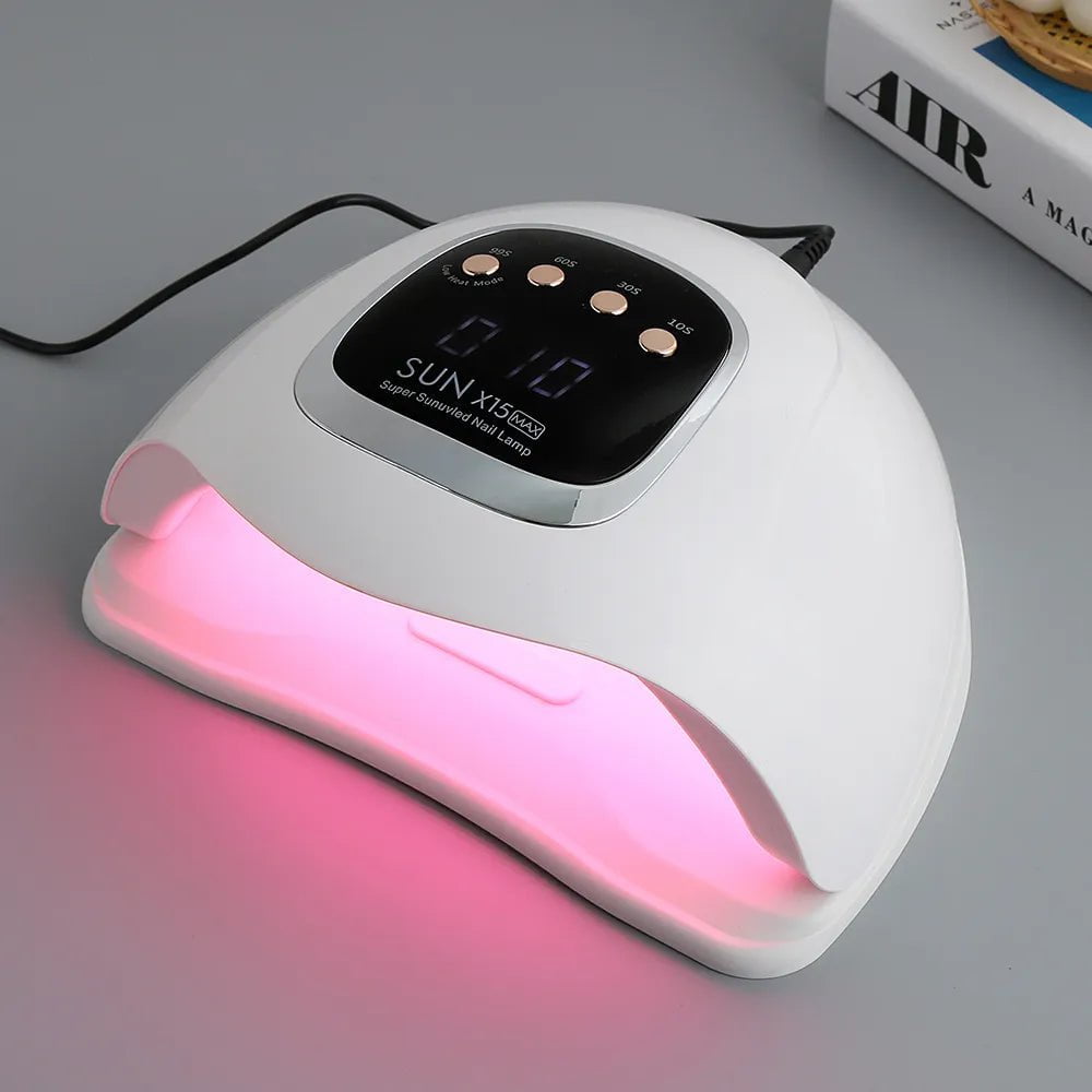 300W UV Gel Nail Lamp: Powerful Automatic Sensor, 66 LEDs, Professional Manicure Dryer