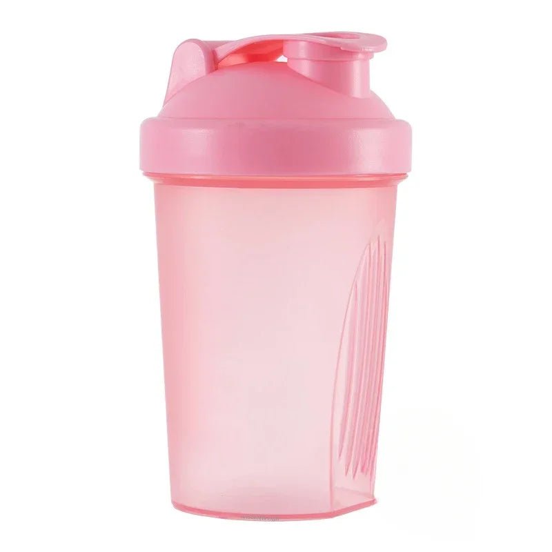 400ML Blender Shaker Bottle: BPA-Free Plastic with Stainless Ball for Leakproof Protein Shakes, Ideal for Workout, Gym pink / 400ml