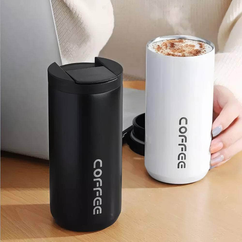 400ml Stainless Steel Thermal Coffee Mug - 304 Thermos Mug, Leak-Proof, Portable Travel Thermal Cup, Water Bottle - Ideal Christmas Gifts