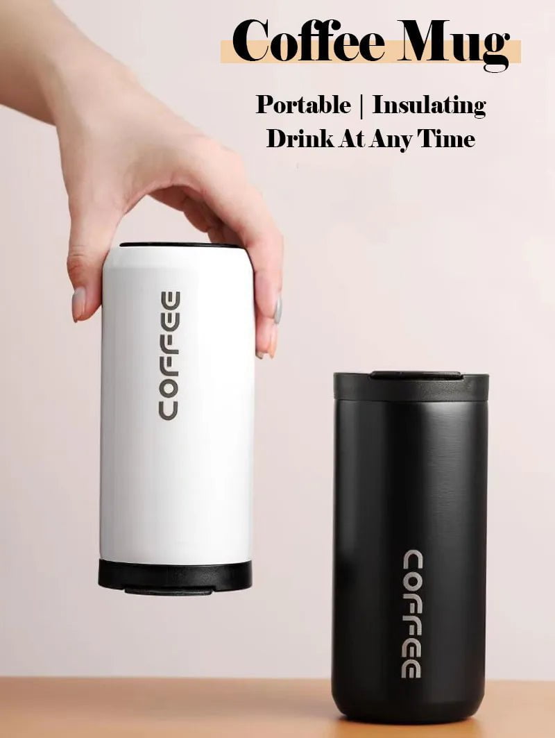 400ml Stainless Steel Thermal Coffee Mug - 304 Thermos Mug, Leak-Proof, Portable Travel Thermal Cup, Water Bottle - Ideal Christmas Gifts
