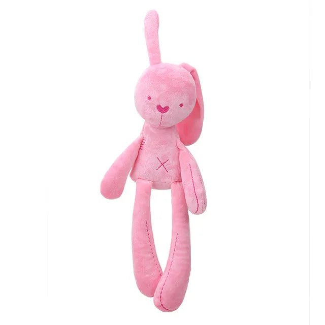 42CM Cute Rabbit Doll - Soft Plush Toy for Babies, Ideal for Appeasing Sleep in Cribs Pink Rabbit / 42CM