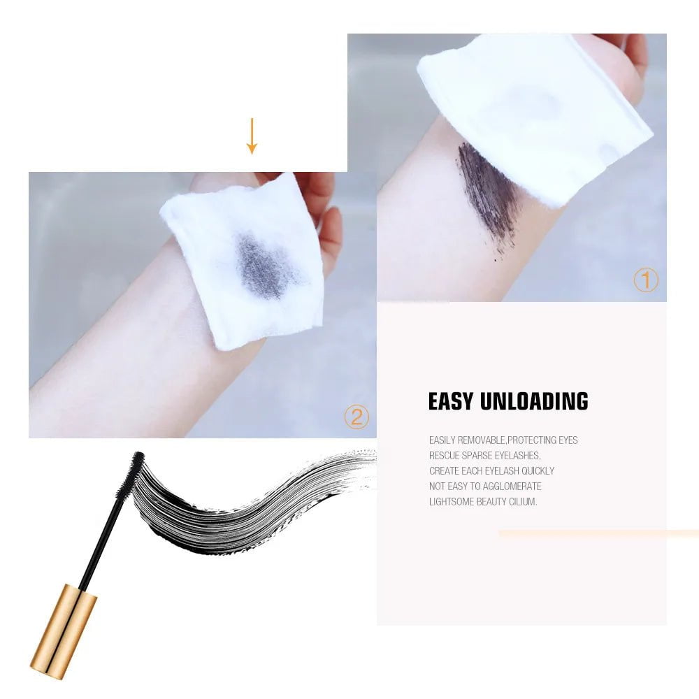 4D Fiber Lash Mascara: Lengthening, Curving Brush, Waterproof, Long Lasting - Eyes Makeup, Facil Cosmetics Mascara9981 / China