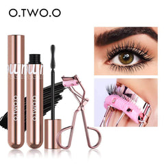 4D Mascara: Black, Lengthening Volume, Silky Eyelash Extension, Smudge-proof Curling - 36-Hour Waterproof Eye Cosmetic