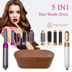 5-in-1 Hair Dryer Set Curling Styling Tool