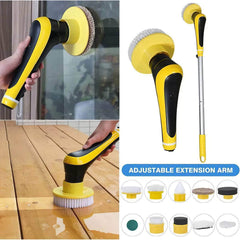 6/10 in 1 Electric Cleaning Brush - USB Spin Scrubber, Kitchen, Bathroom Cleaning Tools and Gadgets