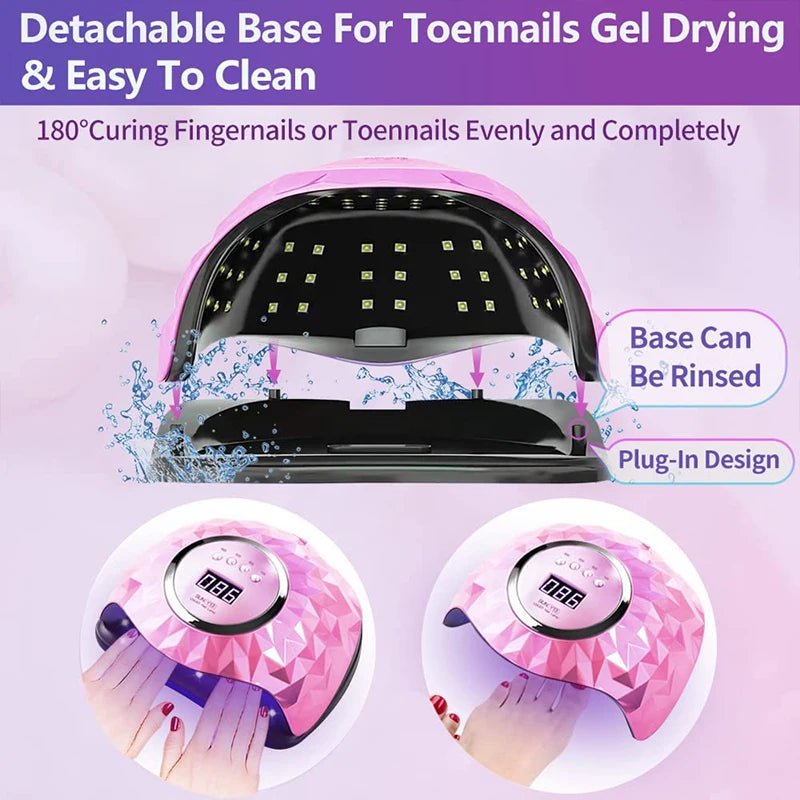 60LEDs UV Nail Lamp for Gel Nail Polish Drying