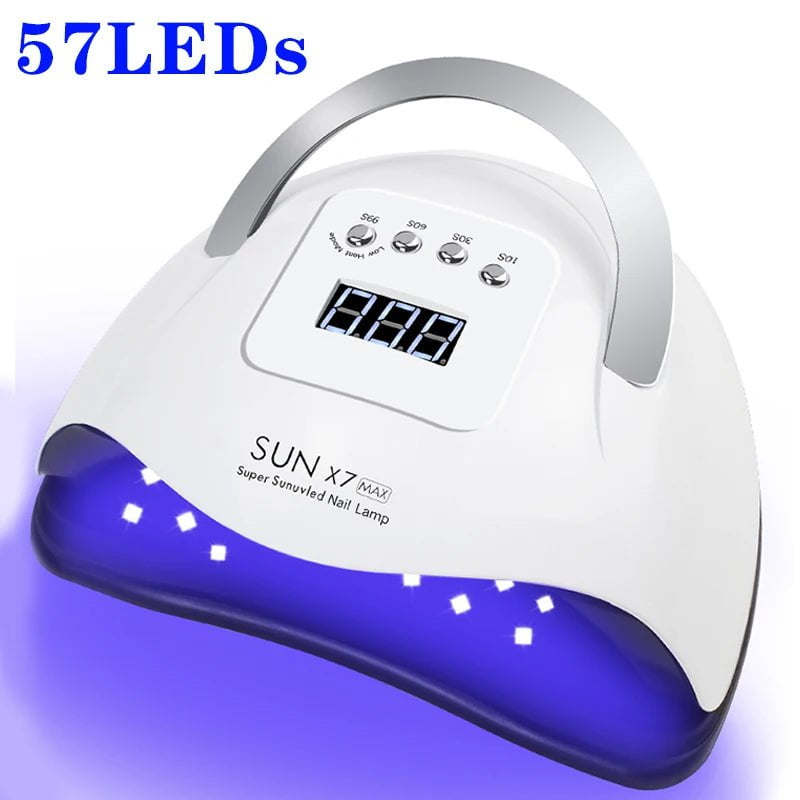 60LEDs UV Nail Lamp for Gel Nail Polish Drying 57LEDs / us