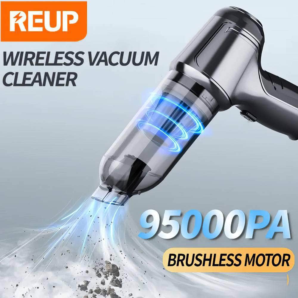 95000Pa Wireless Handheld Vacuum Cleaner - Strong Suction, Auto/Home Mini Vacuum, Blowing Suction Integration Set