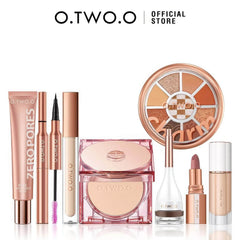 9pcs Full Makeup Set: Face Setting Powder, Primer Base, Mascara, Eyeliner Pen, Eyebrow Tint, Lipstick, Eyeshadow - Women's Makeup