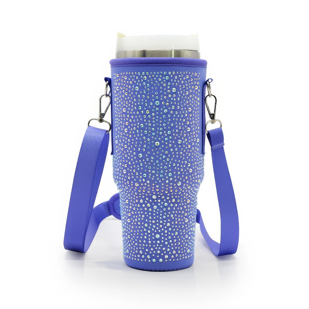 Adjustable Shoulder Strap Bag for 40oz Tumbler Water Bottle Holder