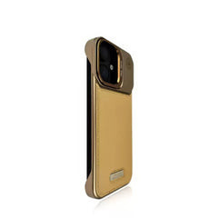 Aluminum Alloy Leather Frameless Shockproof Aromatherapy iPhone Case Cover