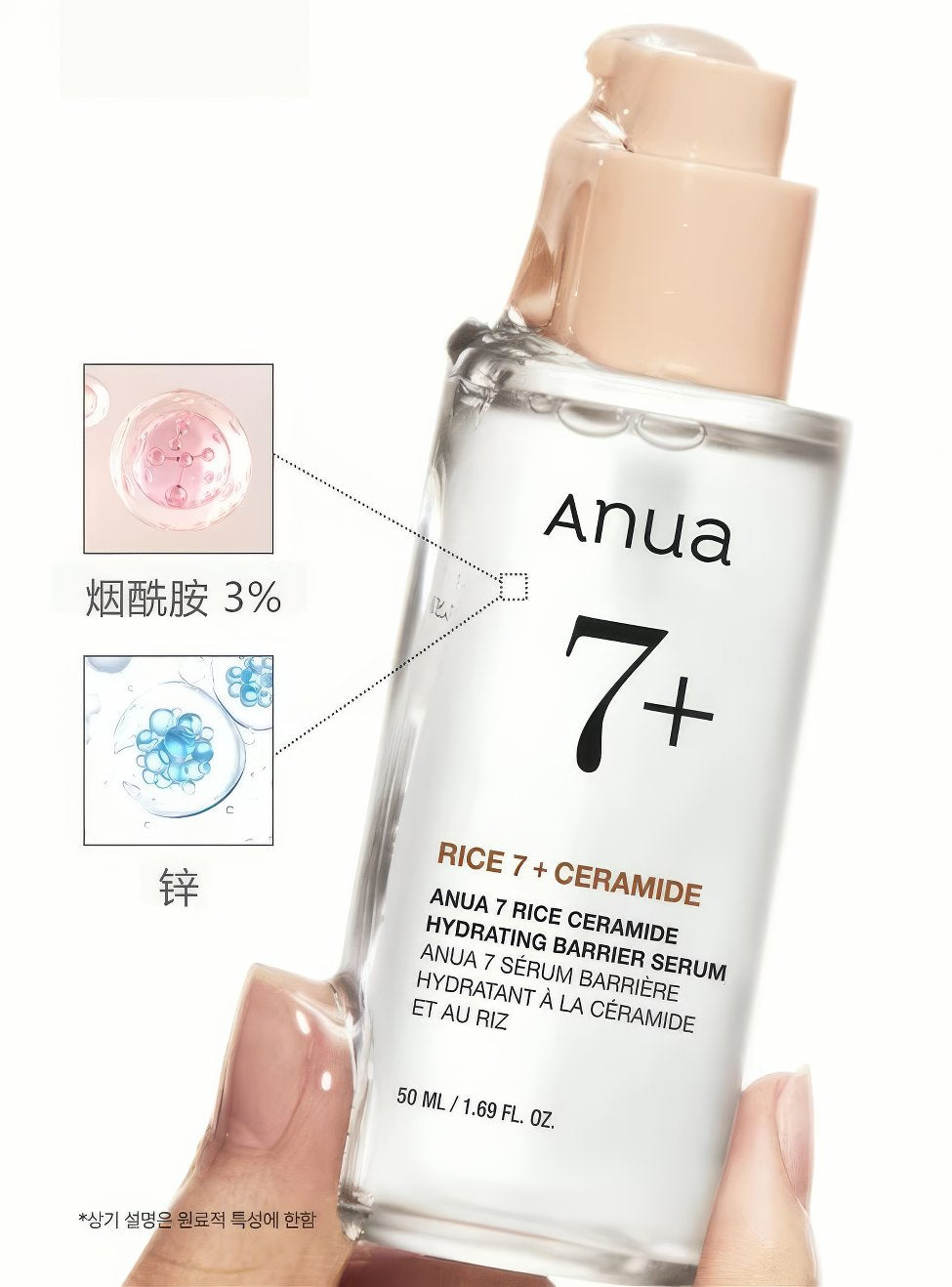 Anua 7+ Rice Ceramide Hydrating Barrier Serum