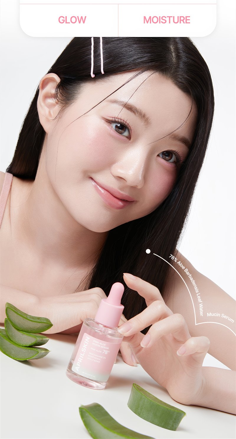 AprilSkin Pink Aloe Mucin Serum