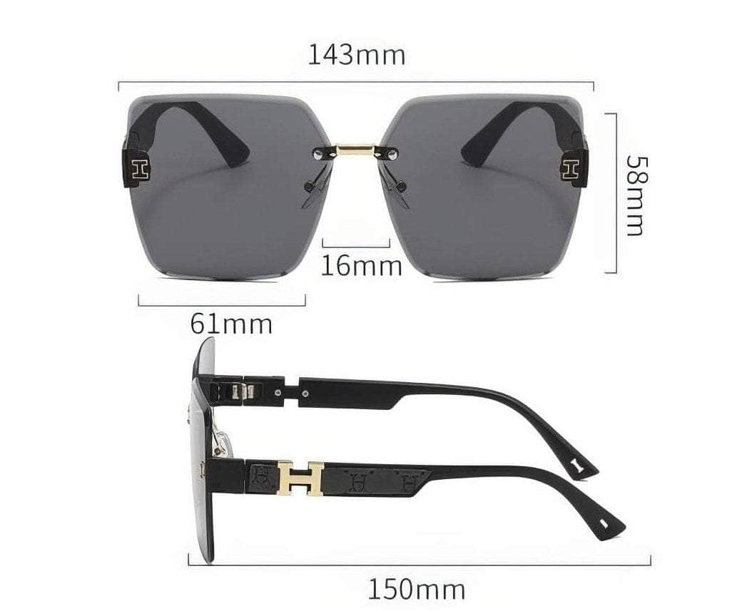 Classic Oversize Square Sunglasses